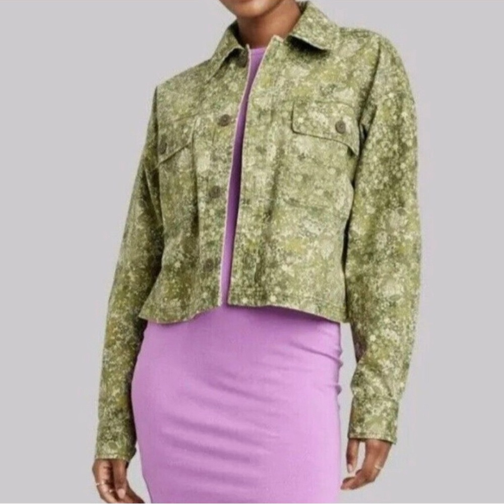 Volcom Floral Jacket Size Extra Small